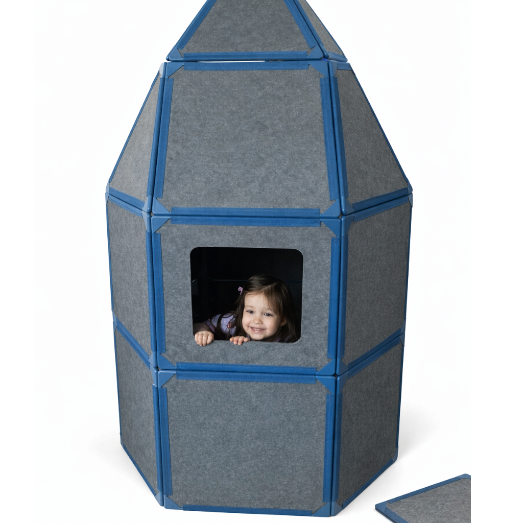 Montessori MonteCraft – Blocs de construction magnétiques premium (68 Blocs)